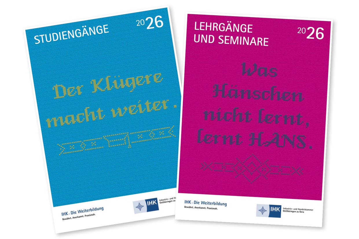 Kataloge 2026 der IHK-Weiterbildung: Seminare, Lehrgänge, Studiengänge